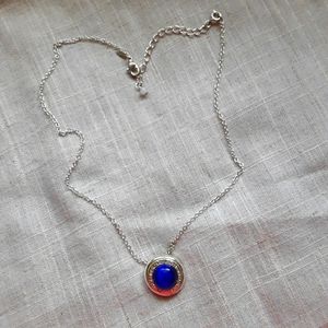NRT Avon Blue Pendant Necklace
